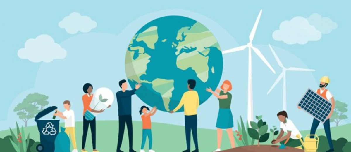 Dünya rüzgar gülü insanlar