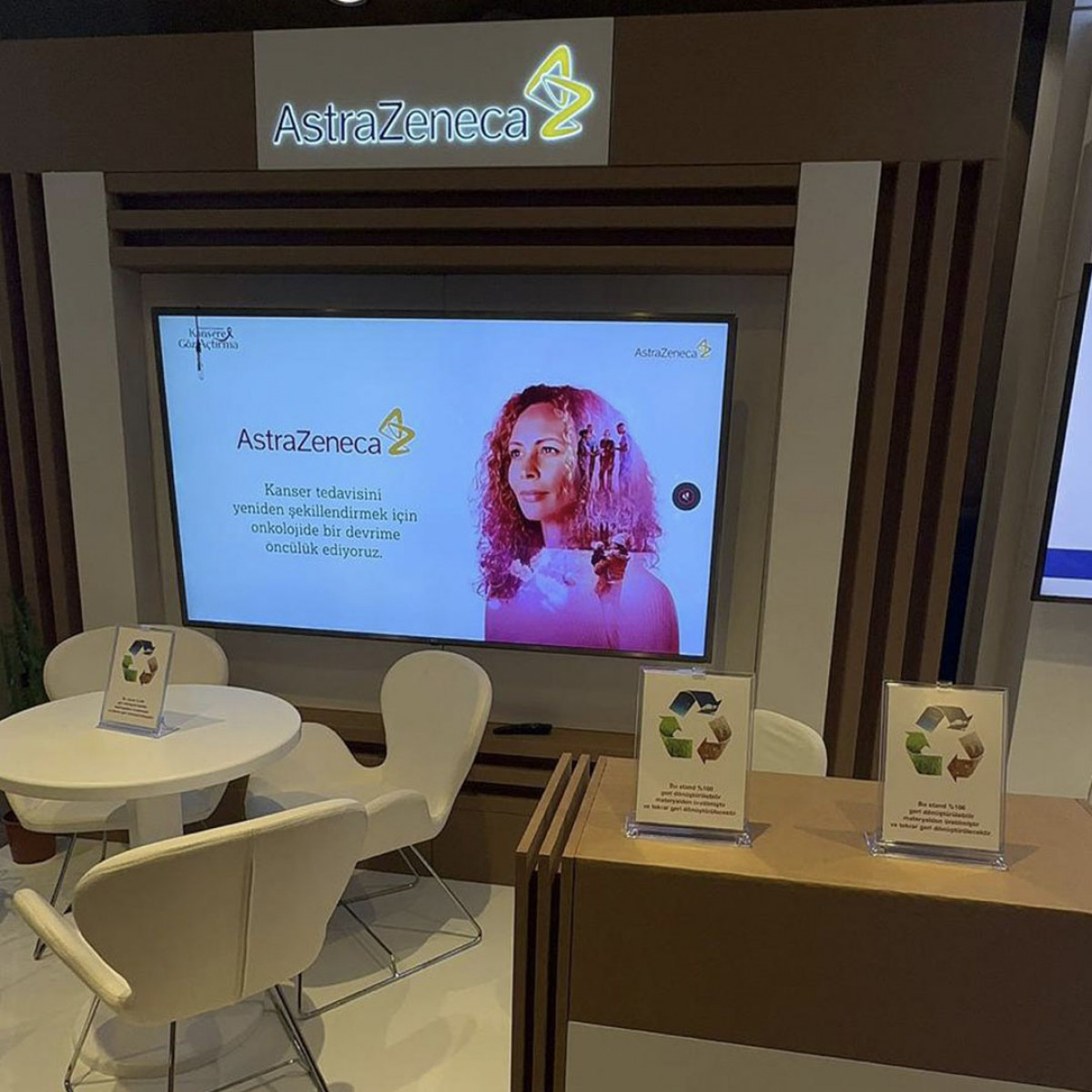 geri dönüştürülebilen stant