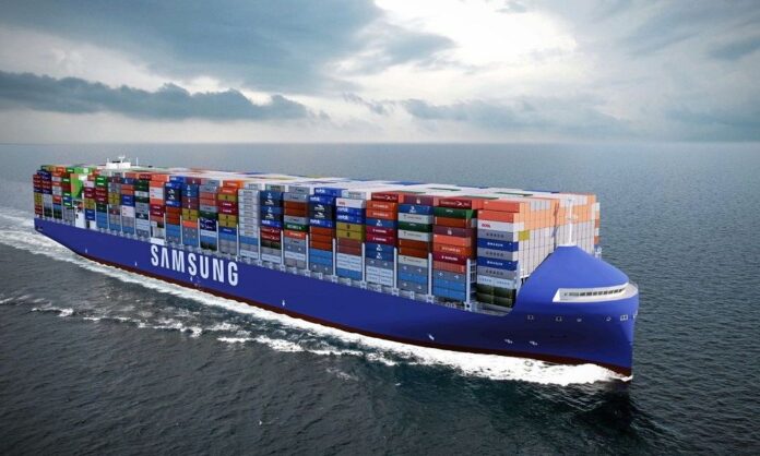 Samsung-Boxship Samsung amonyakla çalışan çevreci gemi üretiyor.