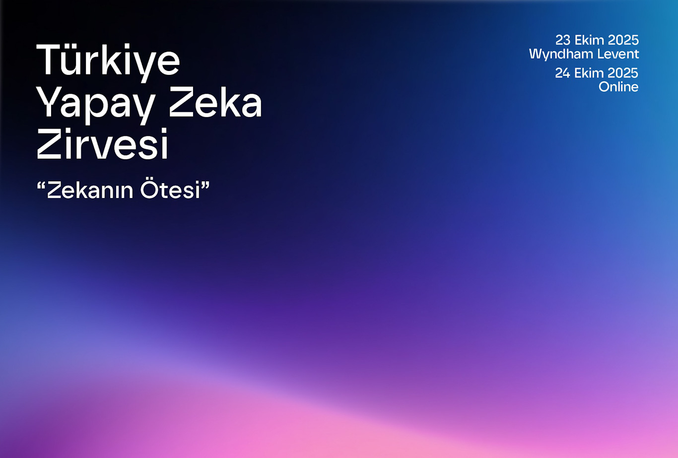 Türkiye Yapay Zeka Zirvesi