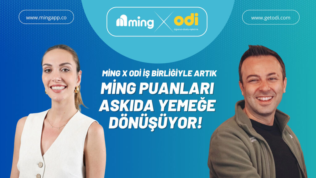 Ming ve Odi iş birliğiyle çalışanların puanları öğrencilere askıda yemeğe dönüşüyor