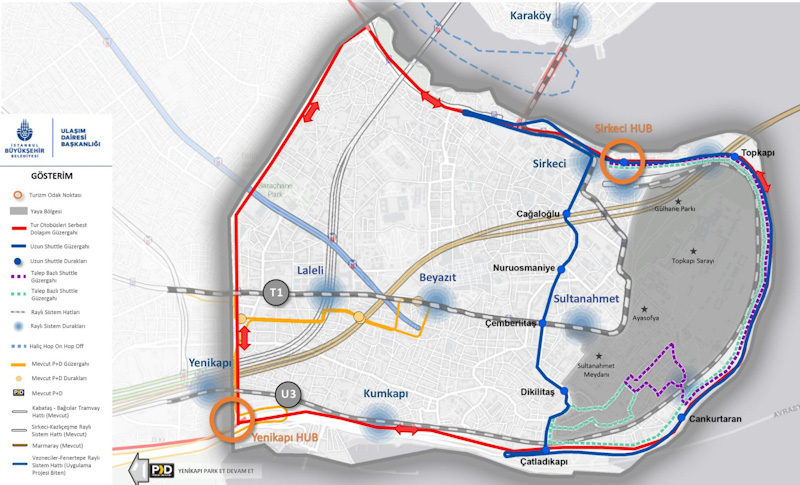 Tarihi Yarımada’ya Sürdürülebilir Kentsel Ulaşım Planı