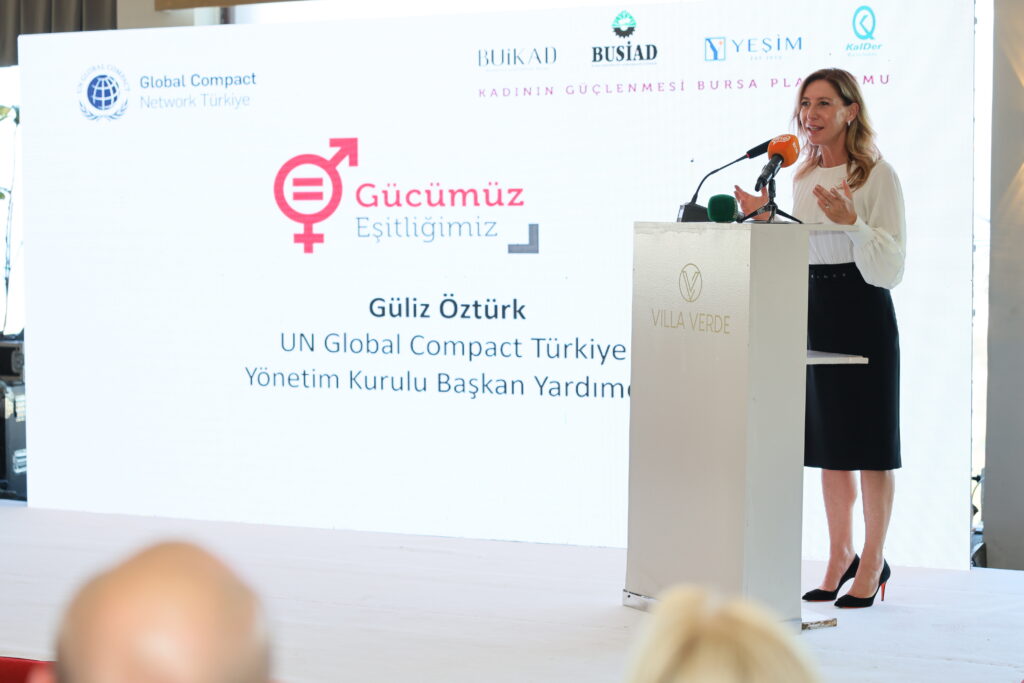UN Global Compact Türkiye Yönetim Kurulu Başkan Yardımcısı Güliz Öztürk