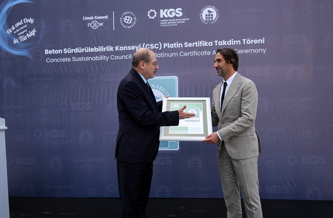 Limak Çimento’nun Anka Fabrikası CSC Platinum Sertifikası Aldı