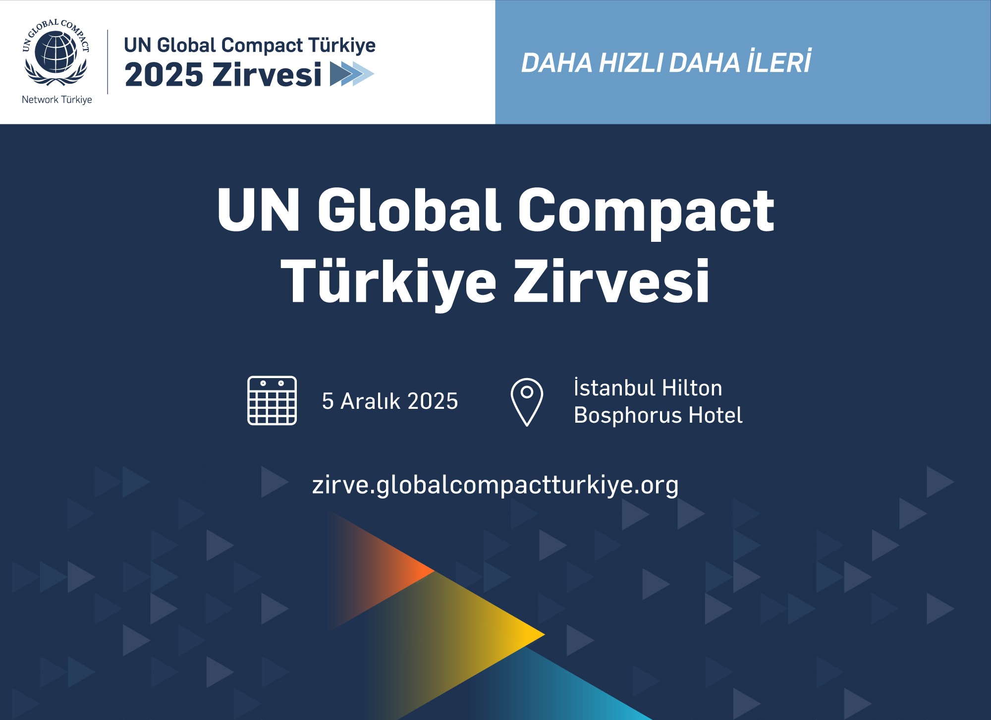 UN Global Compact Türkiye 2025 Zirvesi için Geri Sayım Başladı
