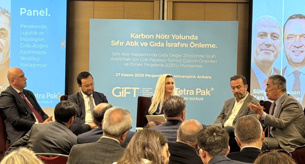 GİFT ve Tetra Pak iş birliğiyle düzenlenen “Karbon Nötr Yolunda Sıfır Atık ve Gıda İsrafını Önleme” buluşması, gıda değer zincirinin geleceğini şekillendiren tüm paydaşları 27 Kasım Perşembe günü Ankara’da bir araya getirdi.