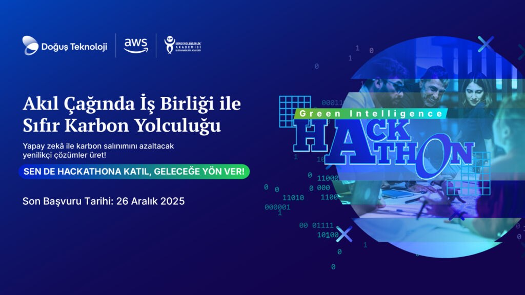 Yapay Zeka ile Karbon Salımını Azaltacak Yenilikçi Çözümlerin Yarışacağı Green Intelligence Hackathon’u Başvuruları Başladı