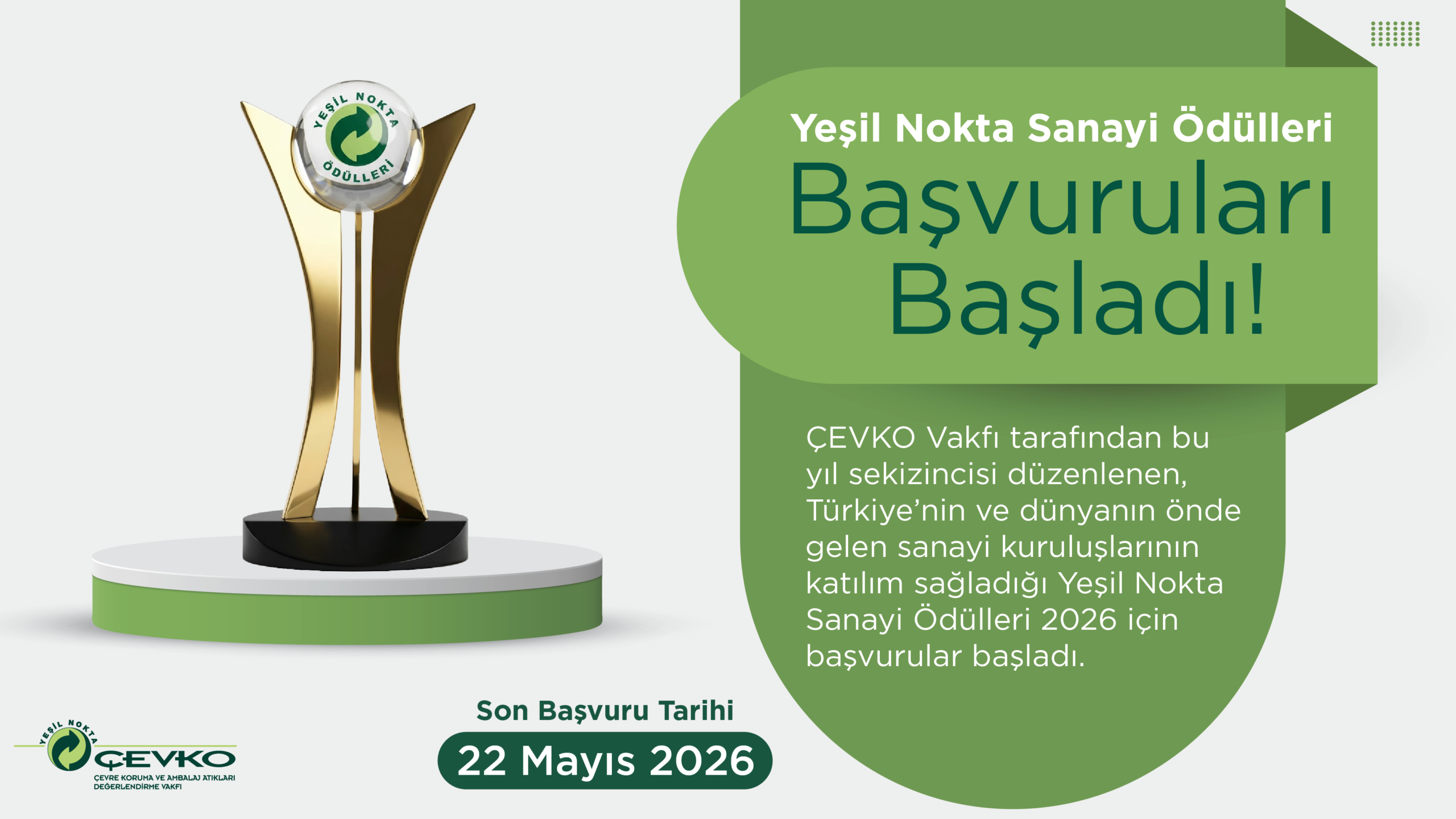 Çevko ile Yeşil Nokta Yarışı Başladı