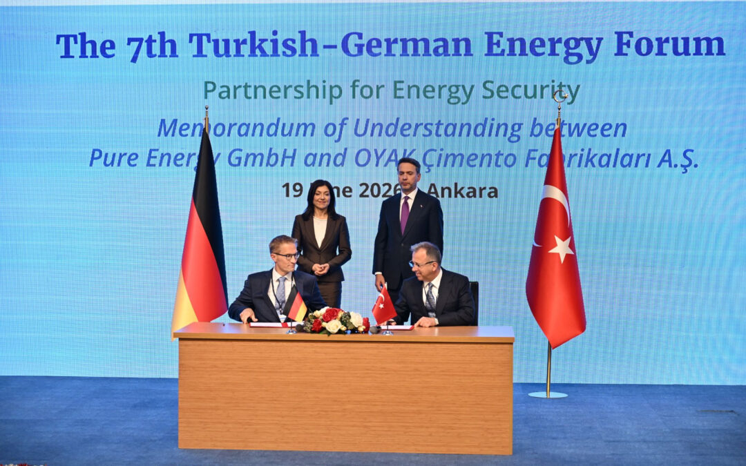 OYAK Çimento ve Pure Energy Güçlerini Temiz Enerji için Birleştirdi