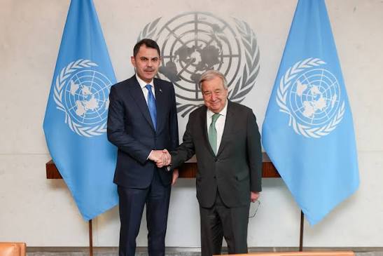 Bakan Bayraktar, BM Genel Sekreteri Guterres ile enerji dönüşümü ve iklim hedeflerini görüştü