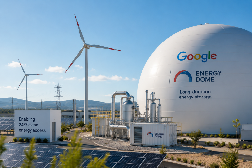Google'dan 24 Saat Temiz Enerji İçin Yeni Depolama Hamlesi
