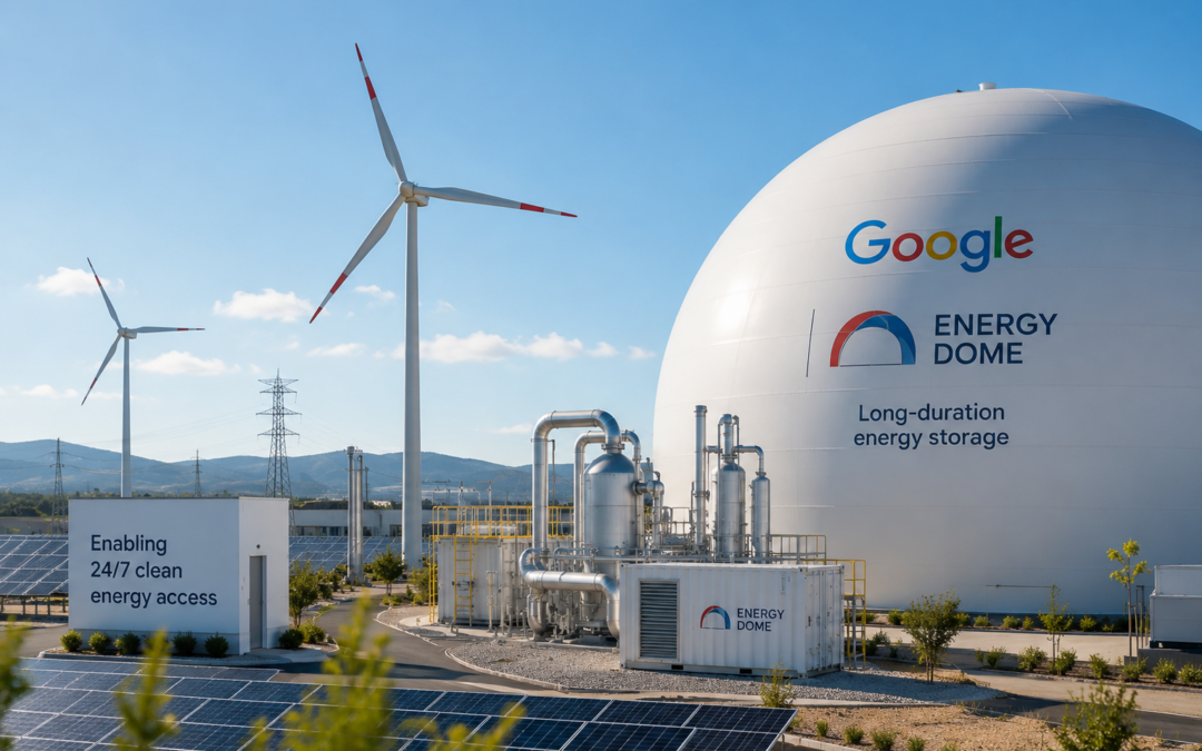 Google’dan 24 Saat Temiz Enerji için Yeni Depolama Hamlesi