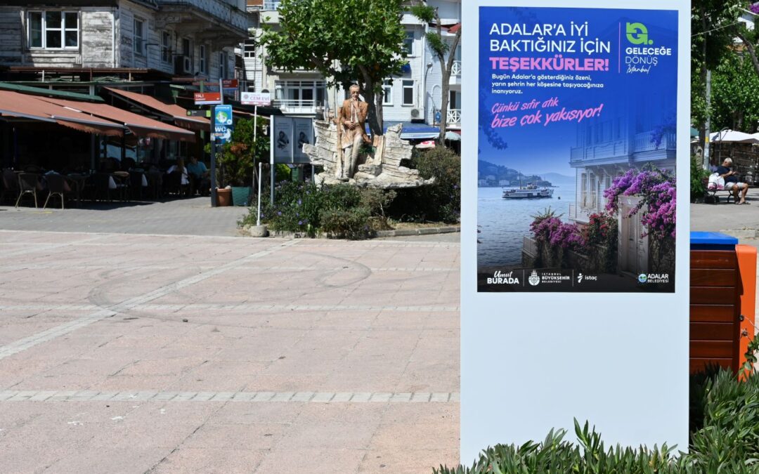 İBB, Adalar’da Türkiye’nin İlk Dijital Sıfır Atık Modelini Hayata Geçirdi
