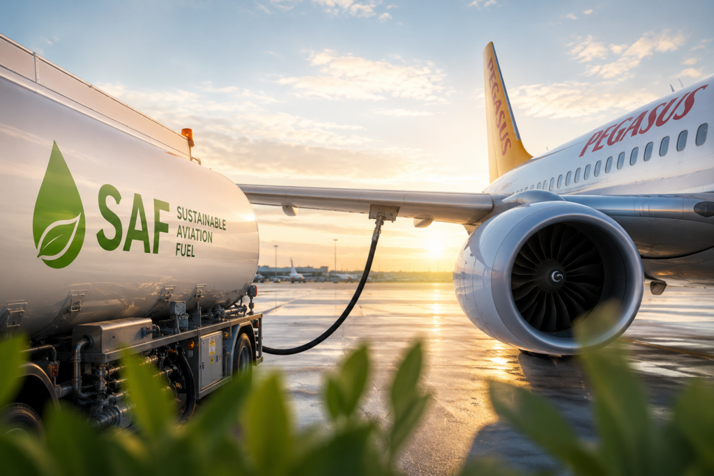 SOCAR Türkiye ve Pegasus, sürdürülebilir havacılık yakıtlarının geliştirilmesi ve kullanımının yaygınlaştırılması amacıyla iş birliği anlaşması imzaladı.