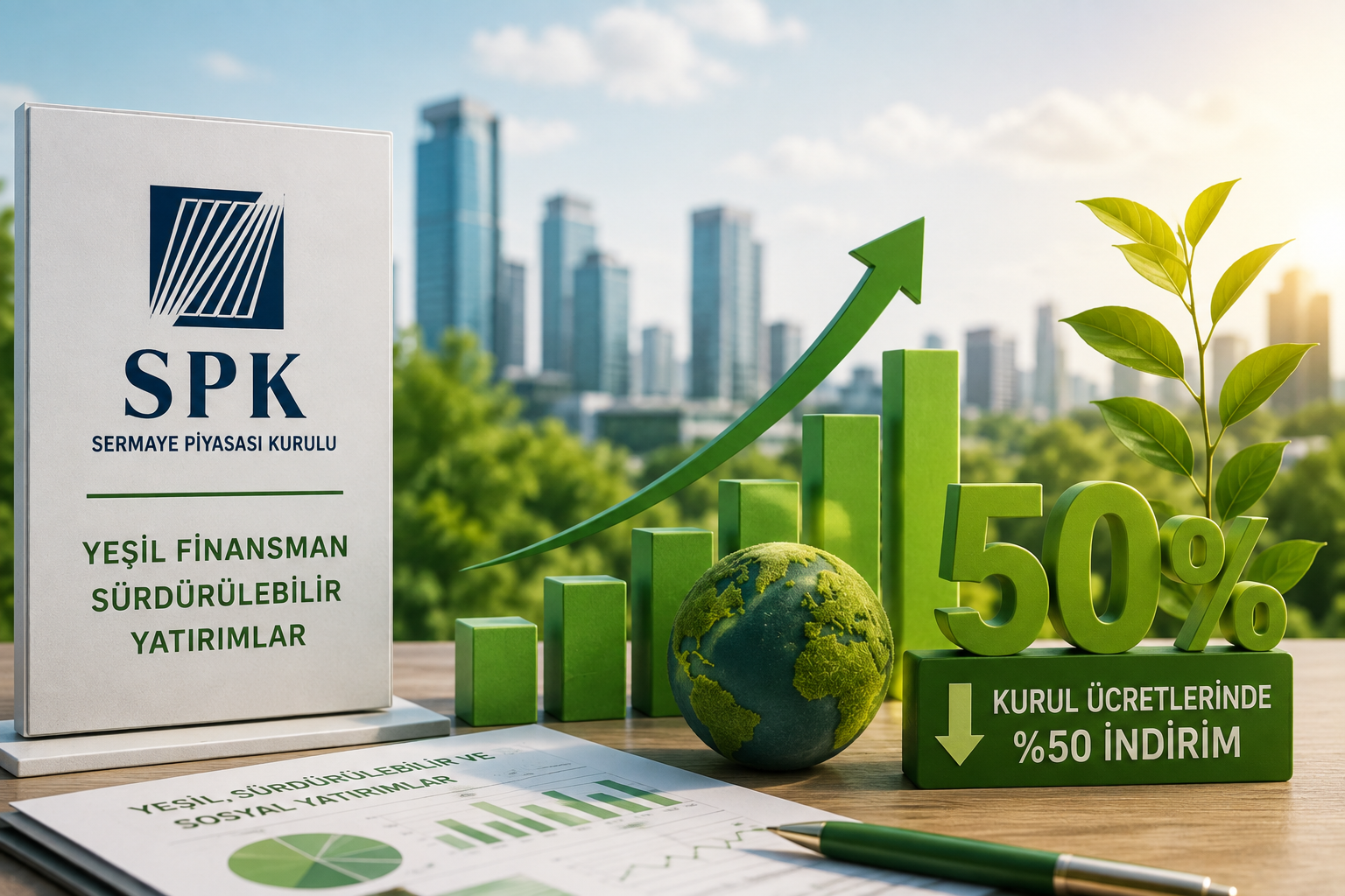 SPK’dan Yeşil Yatırıma Yüzde 50 İndirim